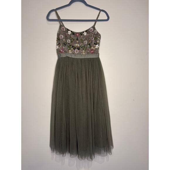 Needle and Thread Tulle and Sequin Knee-Length Dress US 2 - Picture 2 of 7